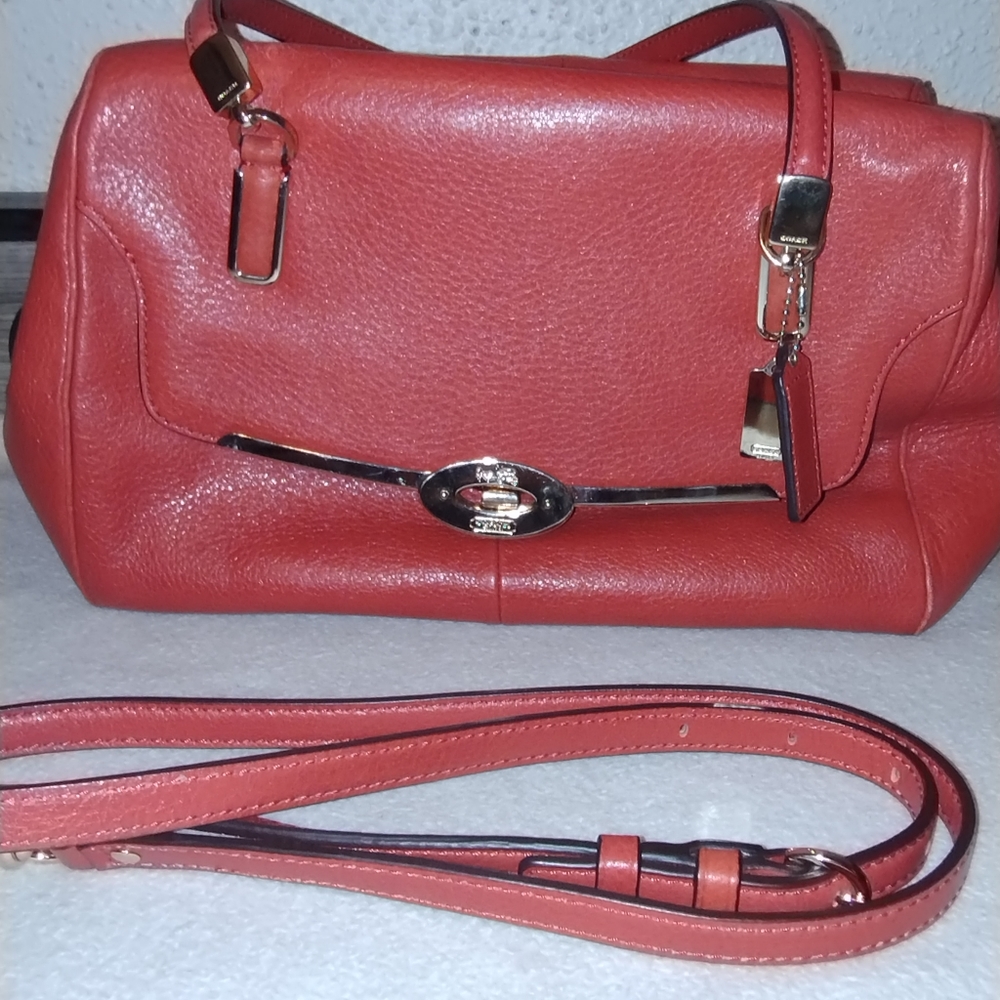 Coach Madison Madeline (Red Leather) - Picture 2 of 5